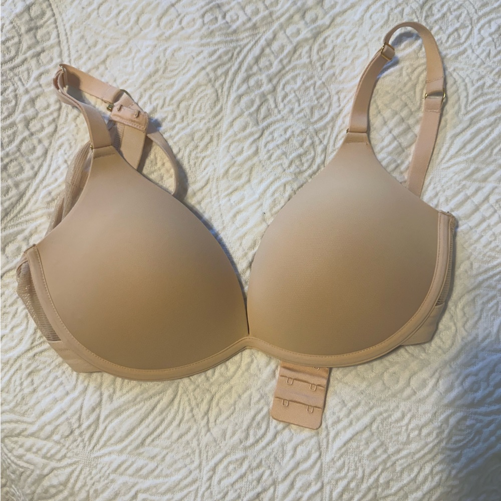 Lively- The Deep V No-Wire Push-Up: Toasted Almond